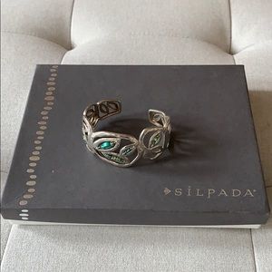 Silpada cuff bracelet with turquoise